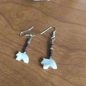 Native American Animal Fetish Earrings